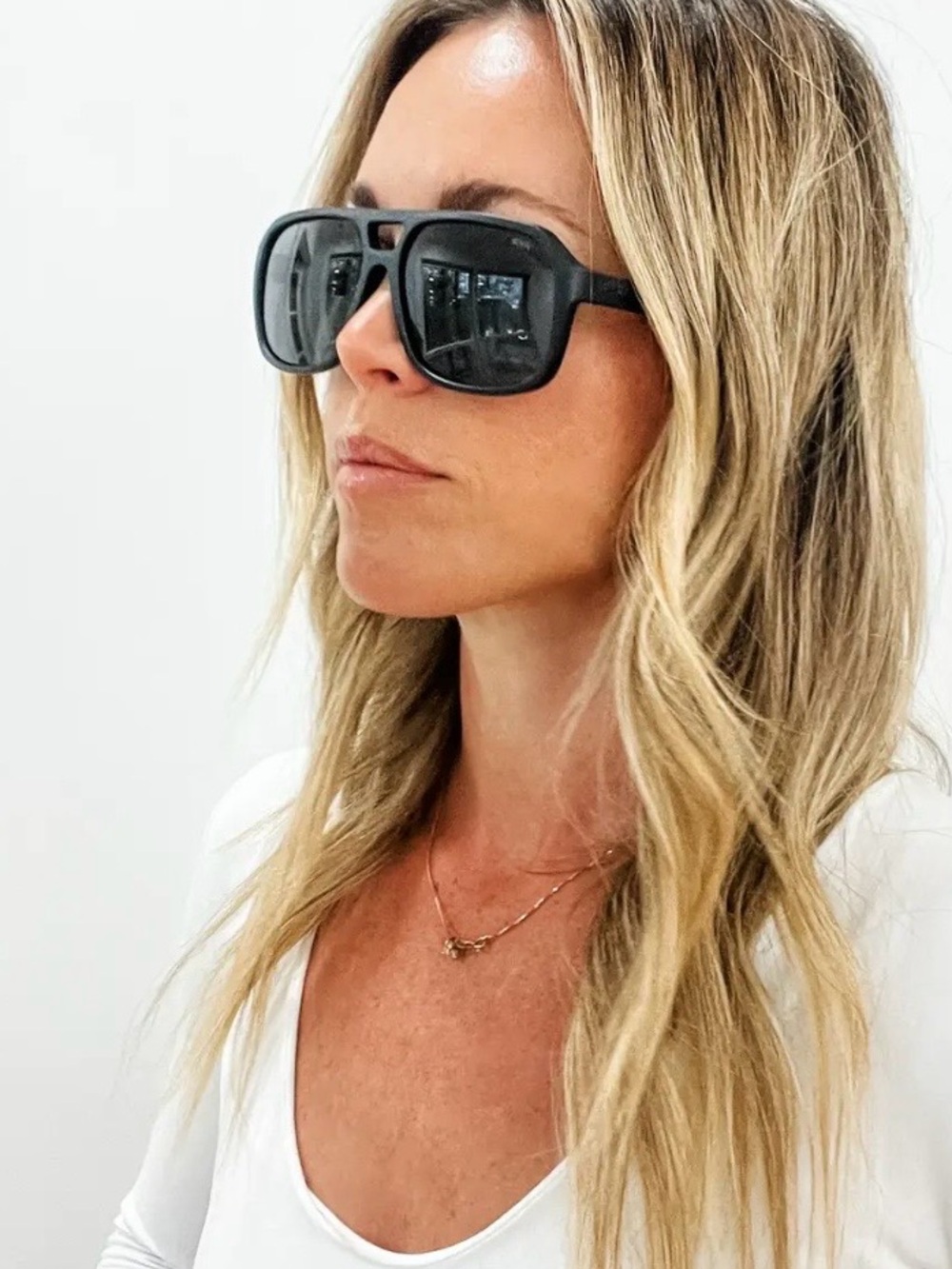 Jason Wu black Sunglasses.